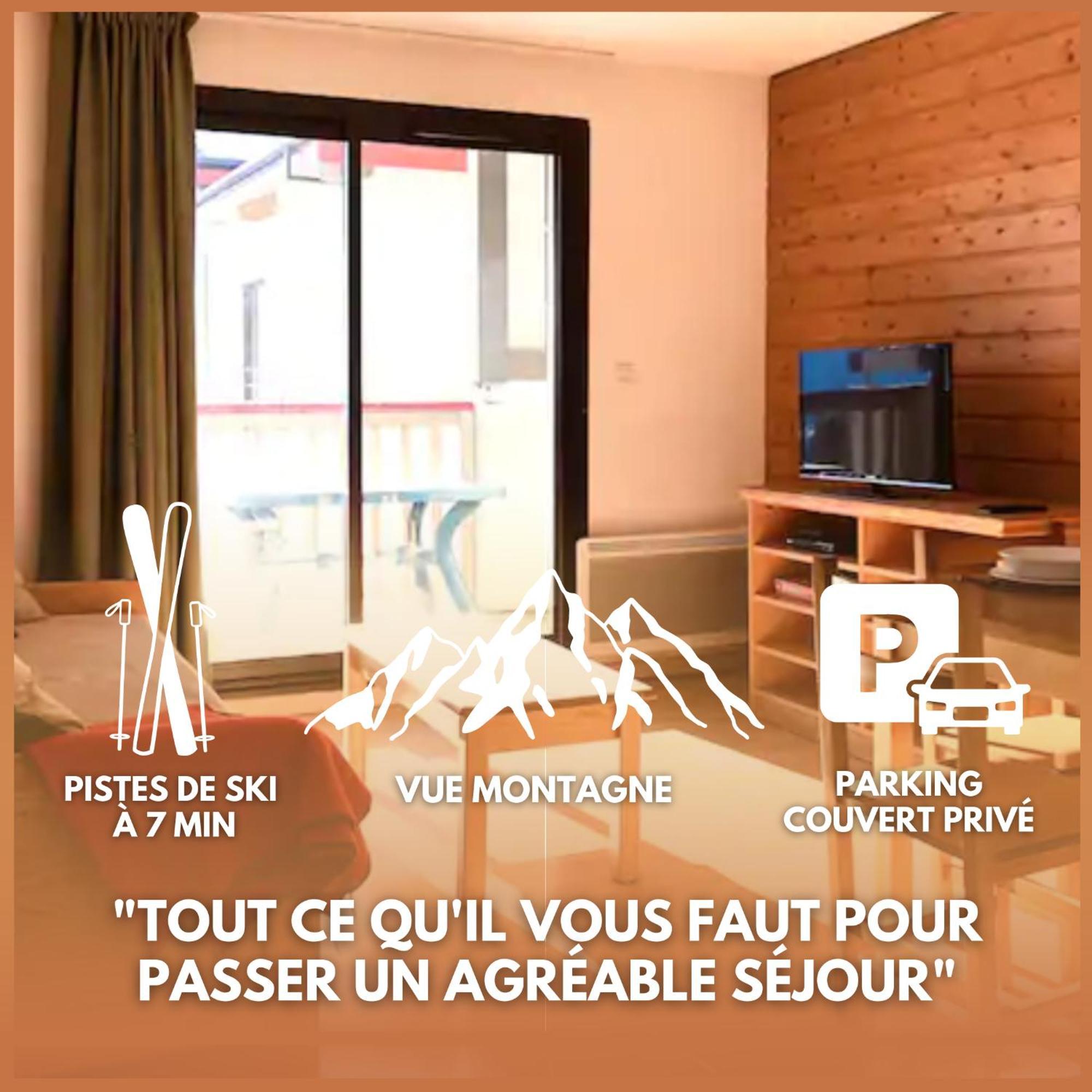 Charmant T3 Avec Vue Montagne Et Parking Privatif Фон-Ромё Экстерьер фото